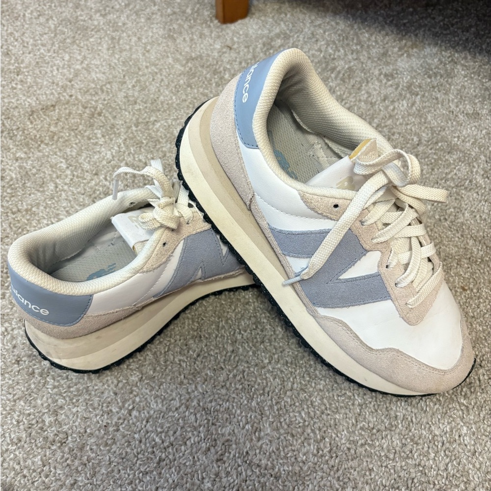 New Balance 237 White and Blue Women’s Sneaker